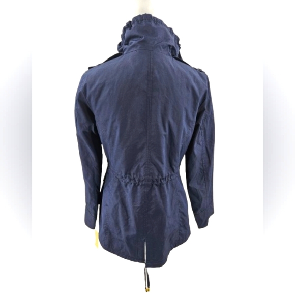 MICHAEL Michael Kors Navy Blue With Gold Hardware Utility Jacket - Picture 4 of 9